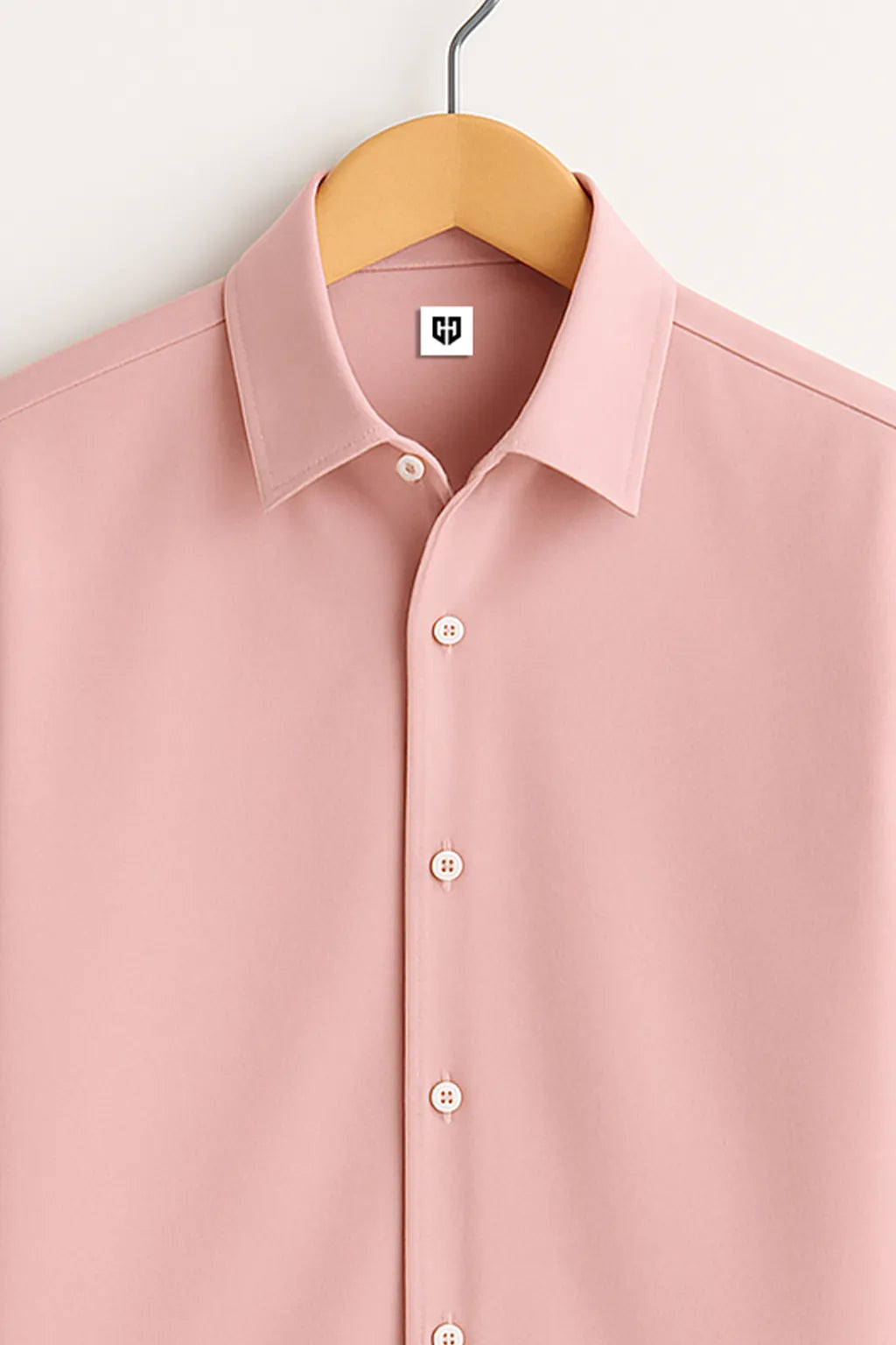 Gentlehaus's Signature Pink Camp Collar Design with Crisp Stitching and Polished Look Shirt