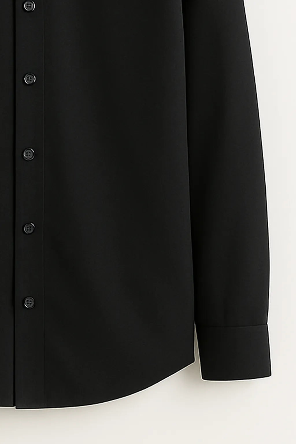 Gentlehaus's Signature Black With White Collar Camp Collar Design with Crisp Stitching and Polished Look Shirt