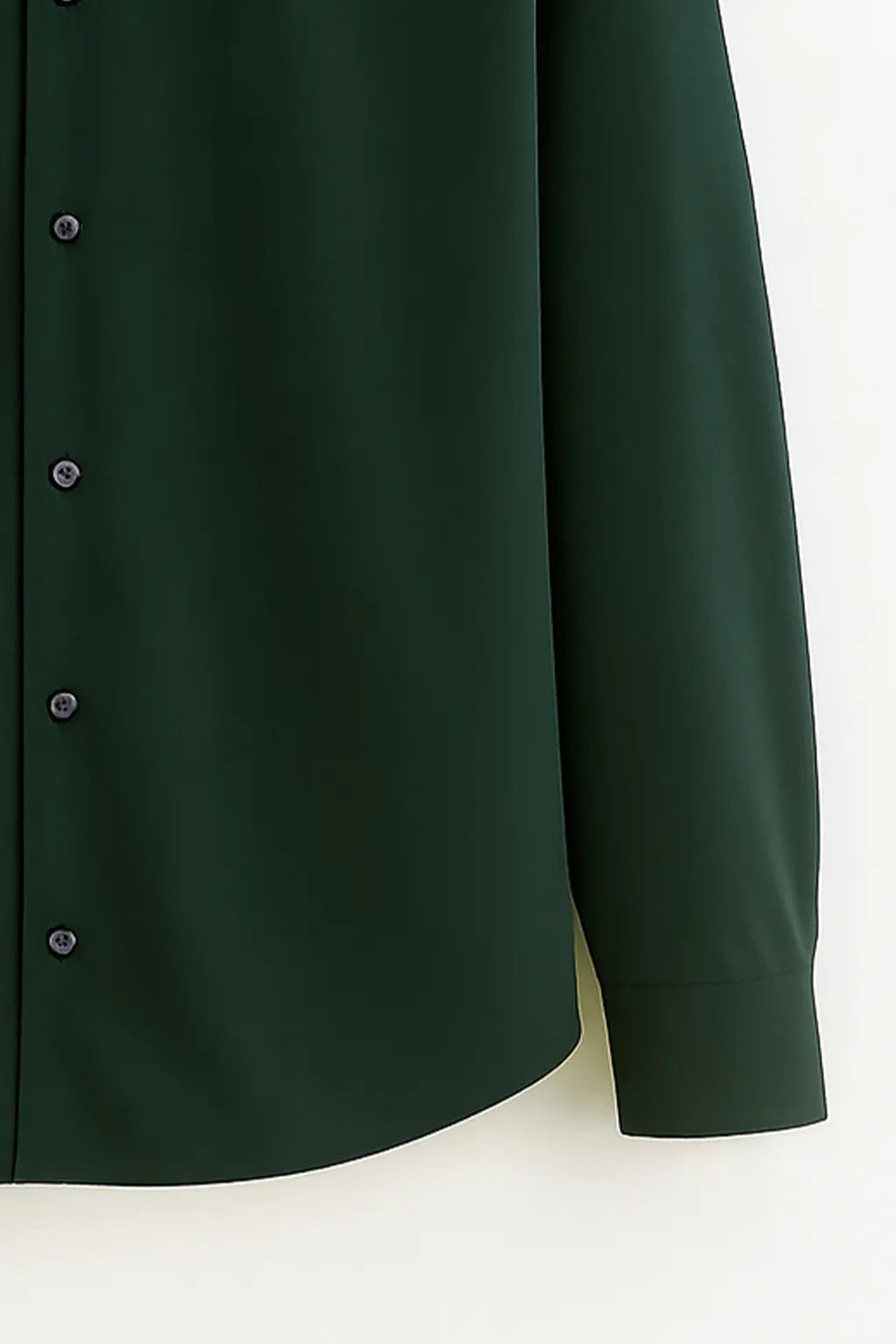 Gentlehaus's Signature Dark Green Camp Collar Design with Crisp Stitching and Polished Look Shirt