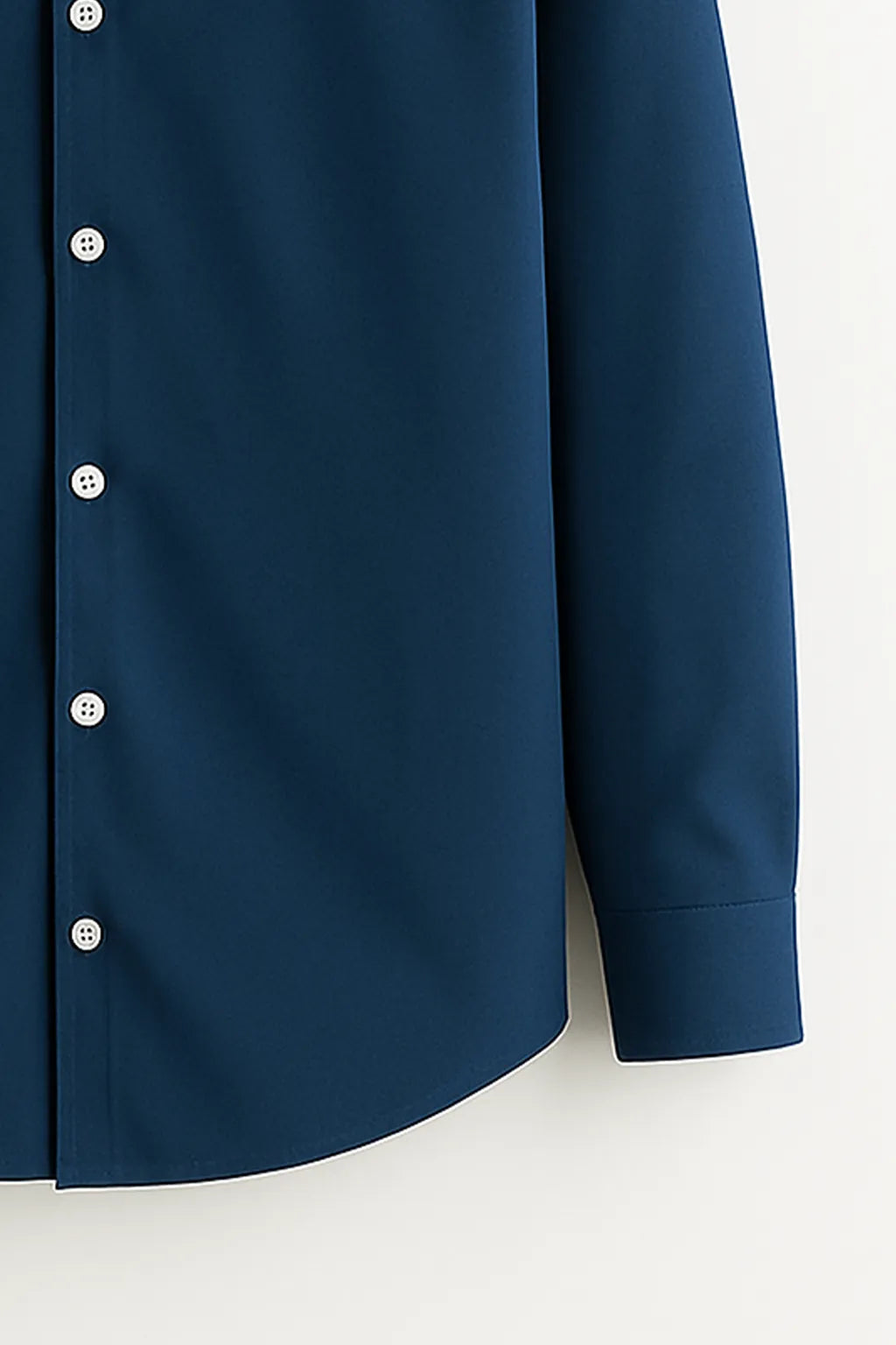 Gentlehaus's Signature Blue With White Collar Camp Collar Design with Crisp Stitching and Polished Look Shirt